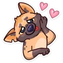 😘 emoji Гієна @ukrainian_stickers Telegram sticker 14 of 48