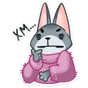 🤔 emoji Кицька Сет @ukrainian_stickers Telegram sticker 19 of 48