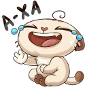 😂 emoji Котик @ukrainian_stickers Telegram sticker 6 of 48