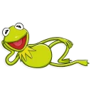 ☺️ emoji Керміт @ukrainian_stickers Telegram sticker 12 of 21