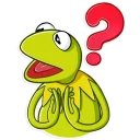 🙄 emoji Керміт @ukrainian_stickers Telegram sticker 14 of 21