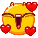 🥰 emoji DrollEmoji @xkysluv Telegram sticker 12 of 50