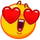 😍 emoji DrollEmoji @xkysluv Telegram sticker 11 of 50