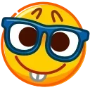 🤓 emoji DrollEmoji @xkysluv Telegram sticker 20 of 50