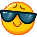 😎 emoji DrollEmoji @xkysluv Telegram sticker 21 of 50