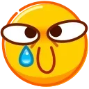 🥲 emoji DrollEmoji @xkysluv Telegram sticker 5 of 50