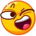 😉 emoji DrollEmoji @xkysluv Telegram sticker 9 of 50