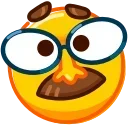 🥸 emoji DrollEmoji @xkysluv Telegram sticker 22 of 50