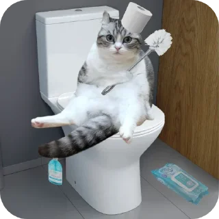 🐱 emoji Апчихва от кибер котлеты by дядя Миша Telegram sticker 8 of 66