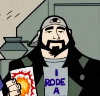 🗿 emoji Silent Bob Telegram sticker 15 of 40