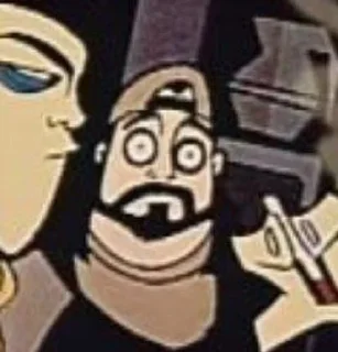 😳 emoji Silent Bob Telegram sticker 11 of 40