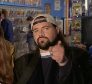 🫵 emoji Silent Bob Telegram sticker 4 of 40