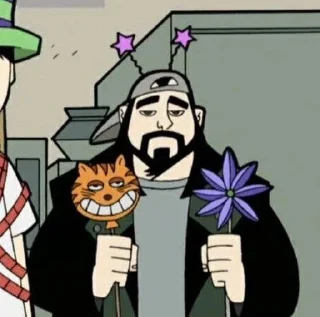 🗿 emoji Silent Bob Telegram sticker 7 of 40