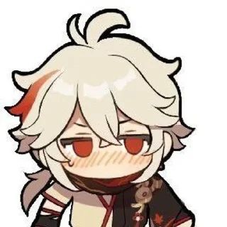 Sticker from Кадзуха|Геншин ❤️🔥 :: От Денис