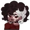 🤨 emoji Нямяням Telegram sticker 11 of 11