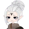 😐 emoji Нямяням Telegram sticker 8 of 11