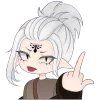 🖕 emoji Нямяням Telegram sticker 7 of 11