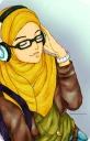 Sticker from Muslim Anime