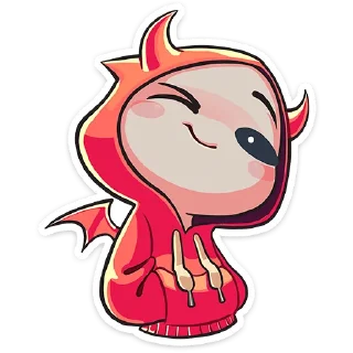 Sticker from Нимб и рожки :: @stickroom