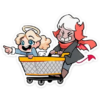😁 emoji Зимние Нимб и Рожки @Nyasticks Telegram sticker 18 of 49