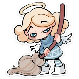 😇 emoji Зимние Нимб и Рожки @Nyasticks Telegram sticker 3 of 49