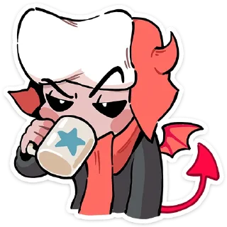 ☕️ emoji Зимние Нимб и Рожки @Nyasticks Telegram sticker 10 of 49