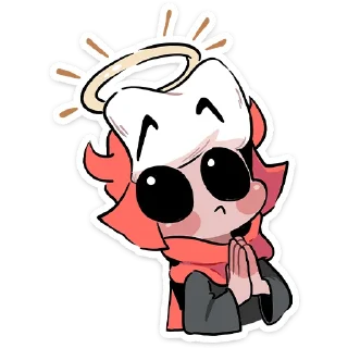 🙄 emoji Зимние Нимб и Рожки @Nyasticks Telegram sticker 22 of 49