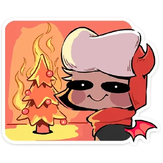 😊 emoji Зимние Нимб и Рожки @Nyasticks Telegram sticker 21 of 49