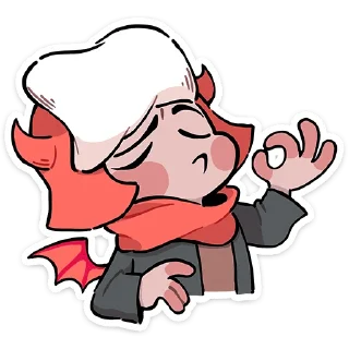 👌 emoji Зимние Нимб и Рожки @Nyasticks Telegram sticker 13 of 49