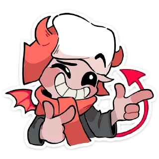 😁 emoji Зимние Нимб и Рожки @Nyasticks Telegram sticker 7 of 49