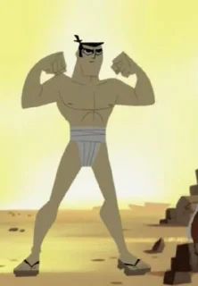 💪 emoji Самурай Джек Telegram sticker 19 of 40