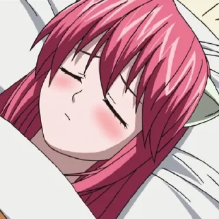 😴 emoji Эльфийская Песнь @maks1sha Telegram sticker 8 of 33