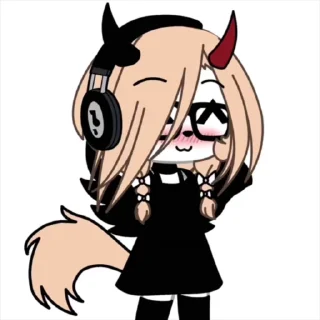 ☺️ emoji 🆕:YOUTUBE: •-GACHA NAOMI-• ANIMATED STICKERS ➡️ @Ctikerubot Telegram sticker 7 of 66