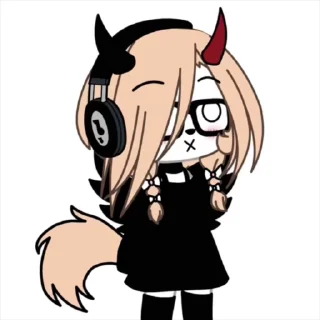 😵 emoji 🆕:YOUTUBE: •-GACHA NAOMI-• ANIMATED STICKERS ➡️ @Ctikerubot Telegram sticker 3 of 66