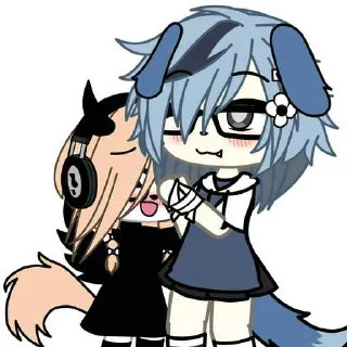 💌 emoji 🆕:YOUTUBE: •-GACHA NAOMI-• ANIMATED STICKERS ➡️ @Ctikerubot Telegram sticker 14 of 66