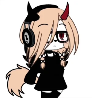 😒 emoji 🆕:YOUTUBE: •-GACHA NAOMI-• ANIMATED STICKERS ➡️ @Ctikerubot Telegram sticker 4 of 66