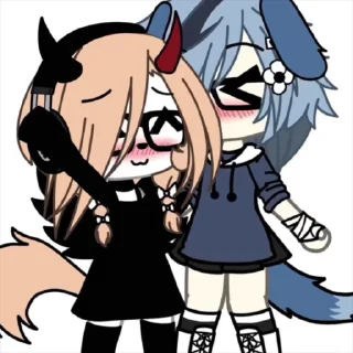 ❤️ emoji 🆕:YOUTUBE: •-GACHA NAOMI-• ANIMATED STICKERS ➡️ @Ctikerubot Telegram sticker 8 of 66