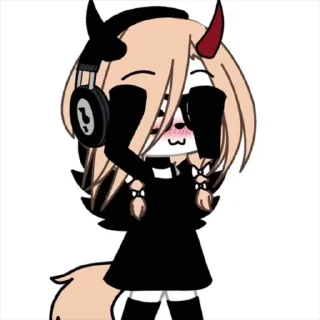 🥰 emoji 🆕:YOUTUBE: •-GACHA NAOMI-• ANIMATED STICKERS ➡️ @Ctikerubot Telegram sticker 1 of 66
