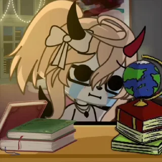 📚 emoji 🆕:YOUTUBE: •-GACHA NAOMI-• ANIMATED STICKERS ➡️ @Ctikerubot Telegram sticker 18 of 66