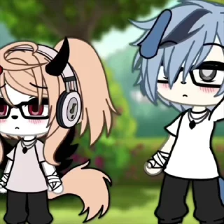 👋 emoji 🆕:YOUTUBE: •-GACHA NAOMI-• ANIMATED STICKERS ➡️ @Ctikerubot Telegram sticker 20 of 66