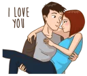 Sticker from Romantic Couple In Love