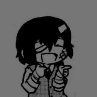 😏 emoji Я люблю Дадзая и своего кота Telegram sticker 6 of 15