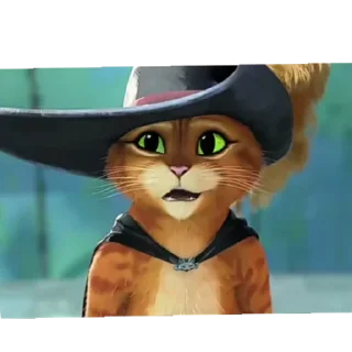 😁 emoji стикеры с котом в сапогах!😻 Telegram sticker 11 of 113