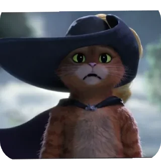 😮‍💨 emoji стикеры с котом в сапогах!😻 Telegram sticker 15 of 113