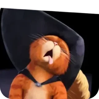 😪 emoji стикеры с котом в сапогах!😻 Telegram sticker 12 of 113