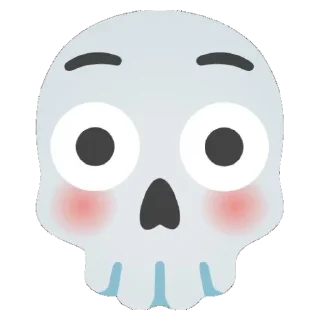 Sticker from Skeleton pidoras