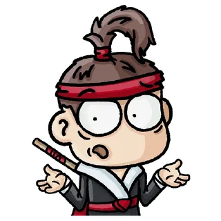 😳 emoji Самурай Telegram sticker 11 of 20