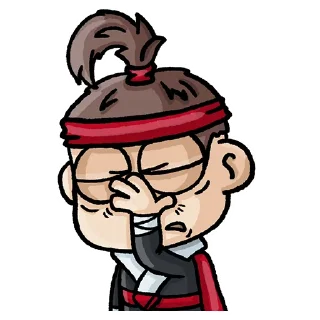 🙄 emoji Самурай Telegram sticker 15 of 20