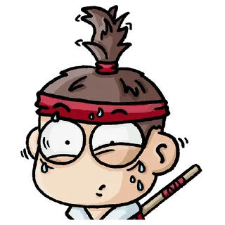 😓 emoji Самурай Telegram sticker 19 of 20