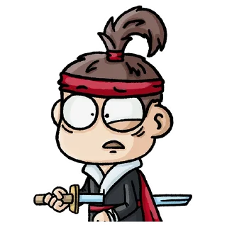 😵 emoji Самурай Telegram sticker 6 of 20